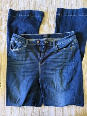 Judy Blue Indigo Flare Wide-Leg Jeans